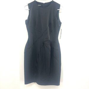 NWT Jones New York Black A-Line Sleeveless Dress Women's 8P